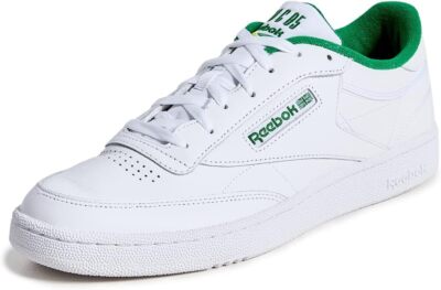 Leather Sneaker Reebok White Shoes Amazon Reebok Unisex Club C 85