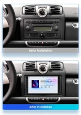 8Core Android 14 Carplay Radio For Benz Smart Fortwo W451 2005-10 GPS Stereo DSP