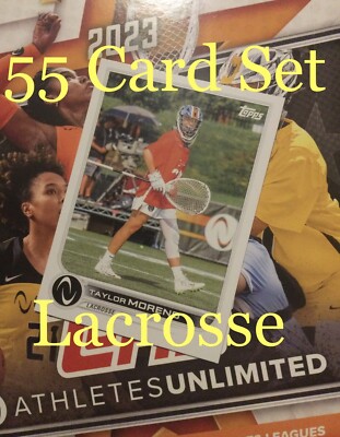 2023 TOPPS WOMENS LACROSSE 55 CARD SET ATHLETES UNLIMITED PRO LAX