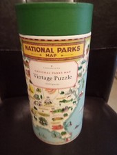 NATIONAL PARKS MAP AMERICA 1000 PIECES LOGO PUZZLE GREAT FOR ANY COLLECTION