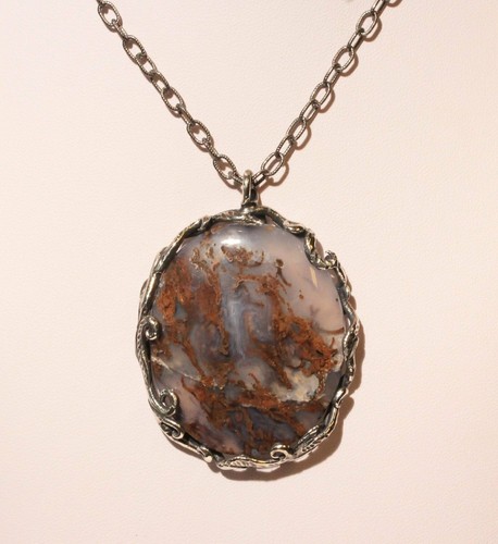 Chalcedony Pendant- Sterling Silver #1396 - Picture 3 of 4