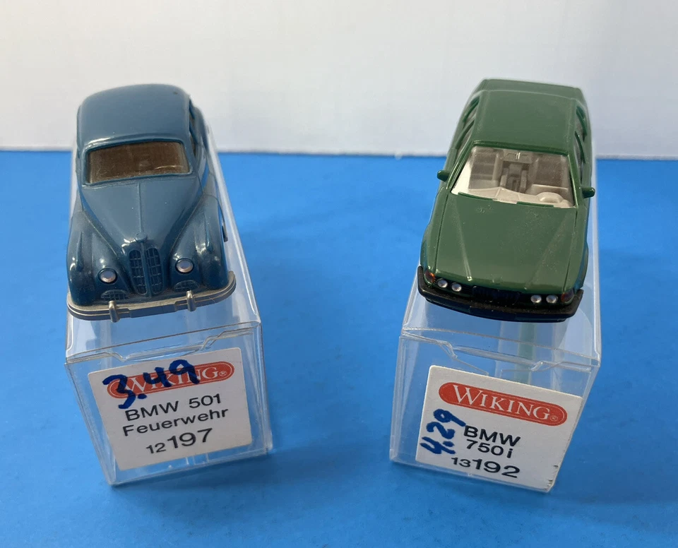 Coches de juguete vintage Viking BMW 501 + Viking BMW 750 HO - hechos en Alemania Occidental Foto 2 de 4