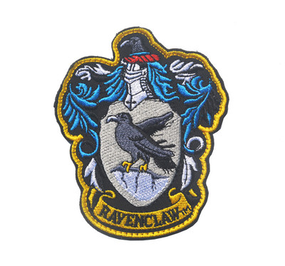 Harry Potter House Ravenclaw Badge 3D Embroidered Hook & Loop Patch /02