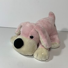 FAO Schwarz Penelop The Pup 9" Plush Dog Pink Stuffed Soft Toy Puppy