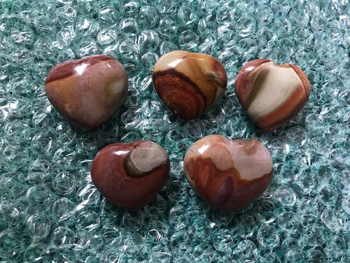 JASPER HEART HEALING POCKET NATURAL STONE ROCK GEM HELPS FERAL CAT RESCUE - Picture 4 of 8