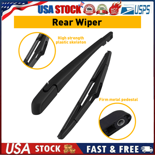 Rear Blade Wiper and Arm for Dodge Grand Caravan 2008-2010 Chrysler Town&Country - Picture 13 of 16