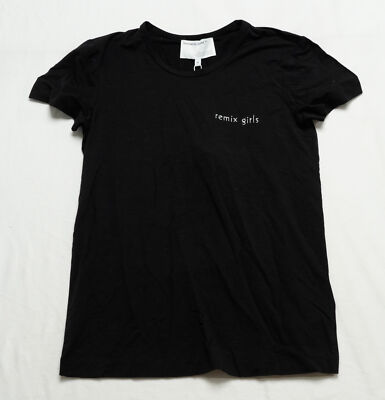 Designers Remix Girl's Little Remix Caitlyn T Shirt DP5 Black Size 14 NWT