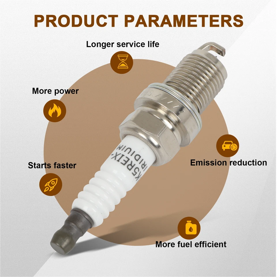 6x bujías de iridio y platino para Hyundai Azera 3,8 L 2006-2011 Foto 3 de 4