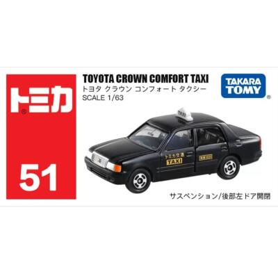 Takara Tomy Tomica 51 TOYOTA CROWN COMFORT Taxi Metal Diecast