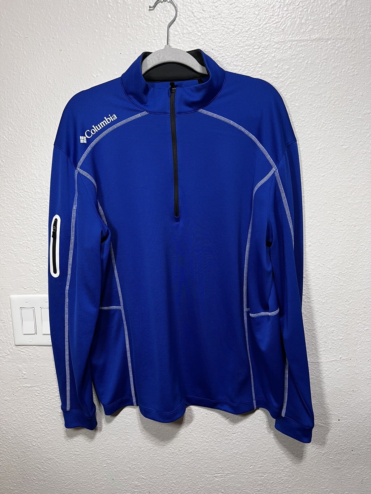 Columbia Men's Omni Wick Shotgun 1/4 Zip Golf Pullove… Gem