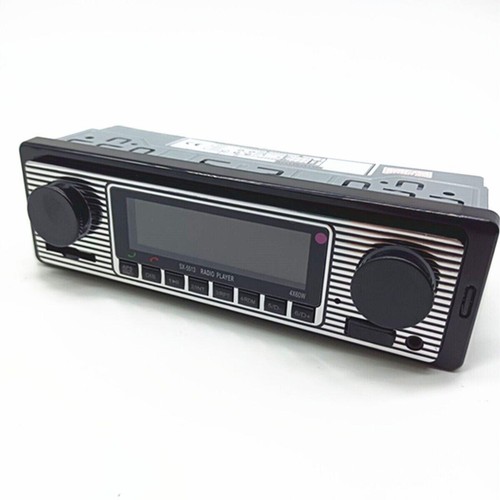 Car Stereo FM Retro Radio Player Bluetooth MP3 USB AUX WAV SD In-Dash w/Remote - Picture 10 of 11
