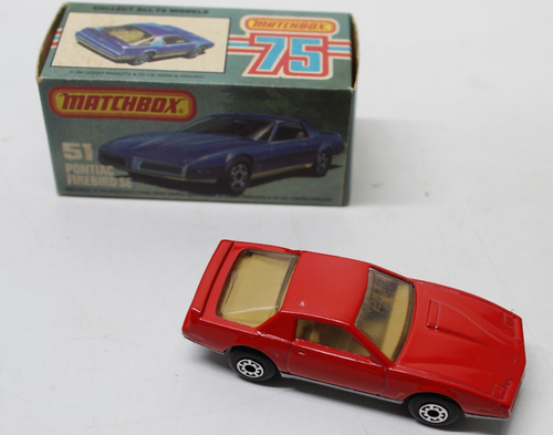 Matchbox superfast n.51 Pontiac Firebird SE in scatola originale