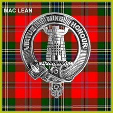 MacLean Scottish Clan Badge, Pewter