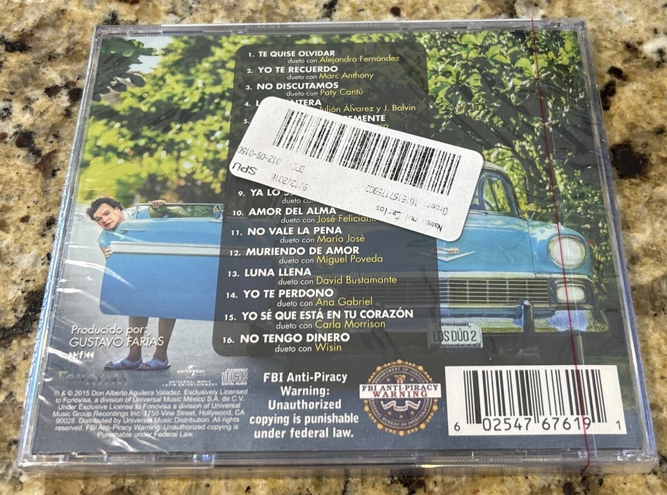 JUAN GABRIEL- LOS DUO 2 CD HYPE STICKER NEW SEALED - Image 2 of 2