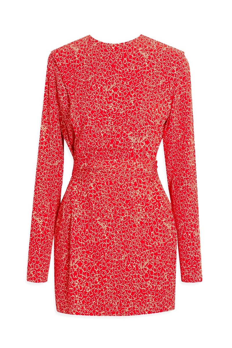 NWT ROTATE Birger Christensen Light Jacquard Printed Mini