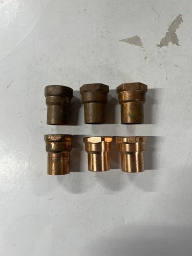 3/4” FIP C 3/4” Sweat Copper Female Adapter Lot Of 6