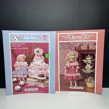 2 Fibre Craft Crochet Pattern Little Misses Rachel 220 391 Vintage Patterns