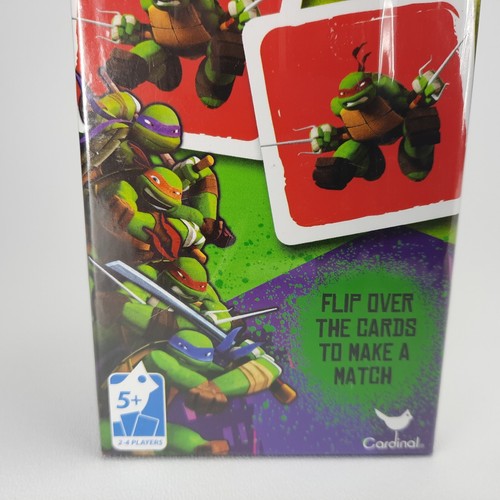 Nickelodeon Teenage Mutant Ninja Turtles Memory Match Gioco Cardinale NUOVO - Foto 7 di 10