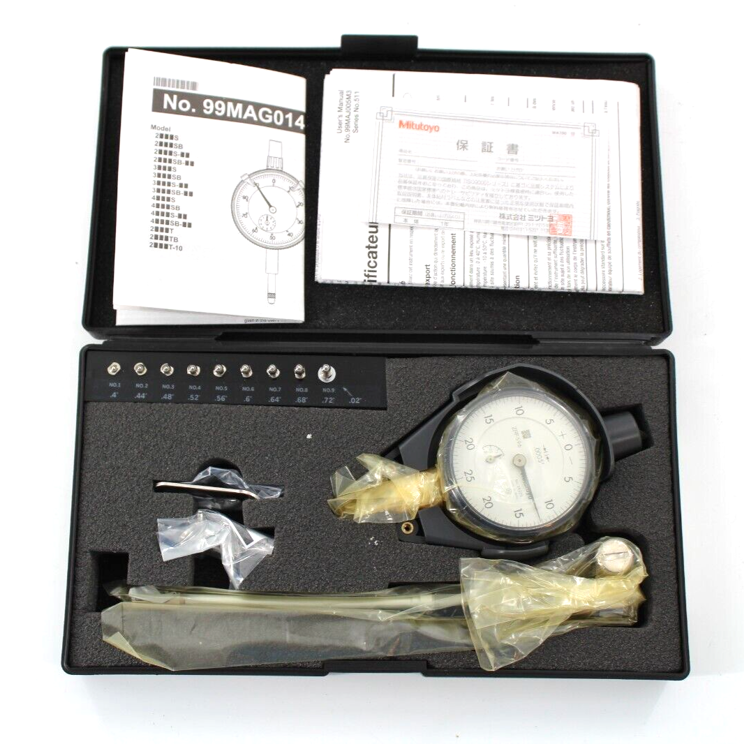 New in Case Mitutoyo 99MAG014M9: 511-207 Japan Small Hole Bore