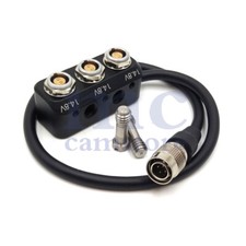 Hirose 4 pin to 3X 0B 2 pin Power Supply Distributor Box