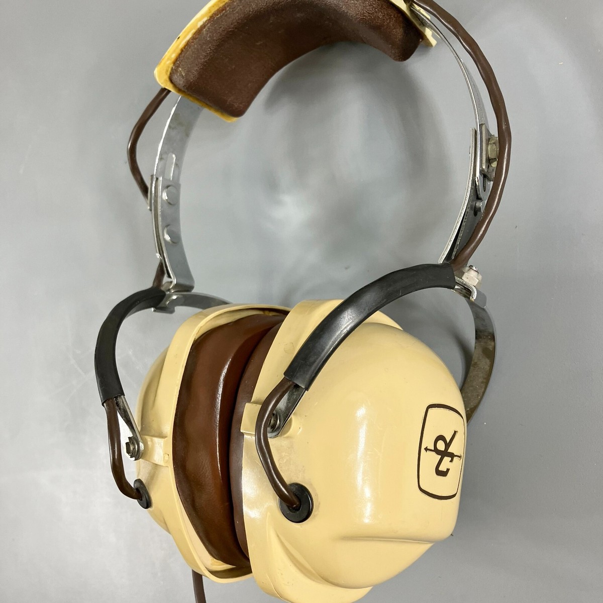 Vintage David Clark 200 Aviator Headset Headphones, Working