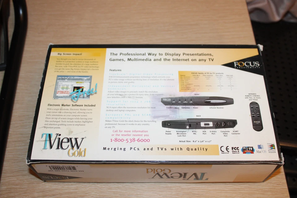 Focus Enhancements TView Gold II PC to TV Video converter 444-3700  - Image 3 of 4