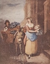 Estampe XIXème "Turnips and Carrots" for Cries of London Wheatley & Vendramini