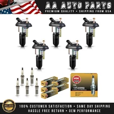 5 Ignition Coil & 5 NGK Platinum Spark Plug for GMC Canyon Chevy Colorado 3.5L