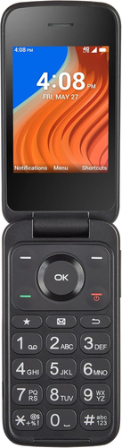 Flip 2, 8GB, Black - Prepaid Flip Phone Locked