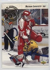 1992-93 Upper Deck World Juniors Championships Nathan LaFayette #588 6be