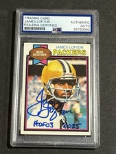 James Lofton Cards, Rookie Card and Autographed Memorabilia Guide 46
