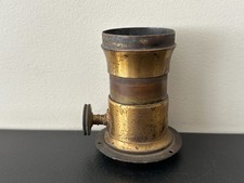 Antique Vintage - NO. 252 - C.J. FOX? - NEW YORK - Brass Camera Lens