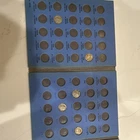Roosevelt Silver Dimes 1946-1964 Album/Folder Partial w/ Some Coins PDS