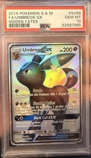 POKEMON SHINY UMBREON GX SV69/SV94 FULL ART HIDDEN FATES 2019 PSA 10 GEM MINT on eBay