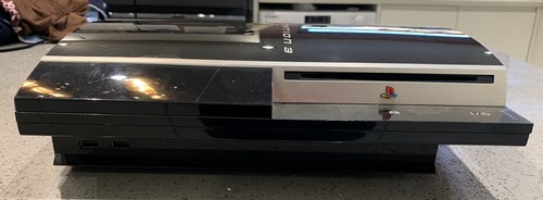 Sony PlayStation 3 PS3 Konsole CECHK03 80GB Schwarz DEFEKT DISC LAUFWERK