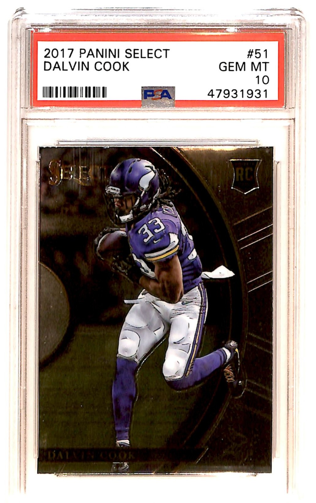 Dalvin Cook Panini Select #51 Base