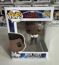 Funko Marvel Captain Marvel Nick Fury Pop! Vinyl #428 Bobblehead Figure