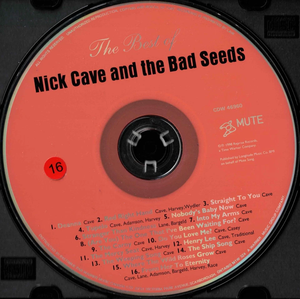 CD The Best of Nick Cave and the Bad Seeds - Bild 2 von 2