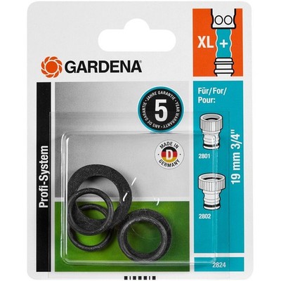 GARDENA  Profi-System Dichtungssatz 0282420 3 O-Ringe+2Flachdichtungen 958282420