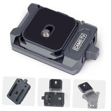 Camera Quick Release Plate Kit with 1/4" Screw, Quick Release System QR Plate