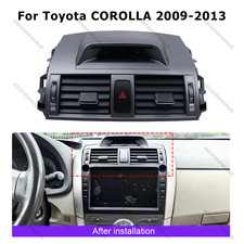 Center Dash Ac Air Vent Grille For Toyota Corolla 2009-2013 With Clock Wheels Center Dash Ac Air Vent Grille For Toyota Corolla 2009-2013 With Clock Wheels