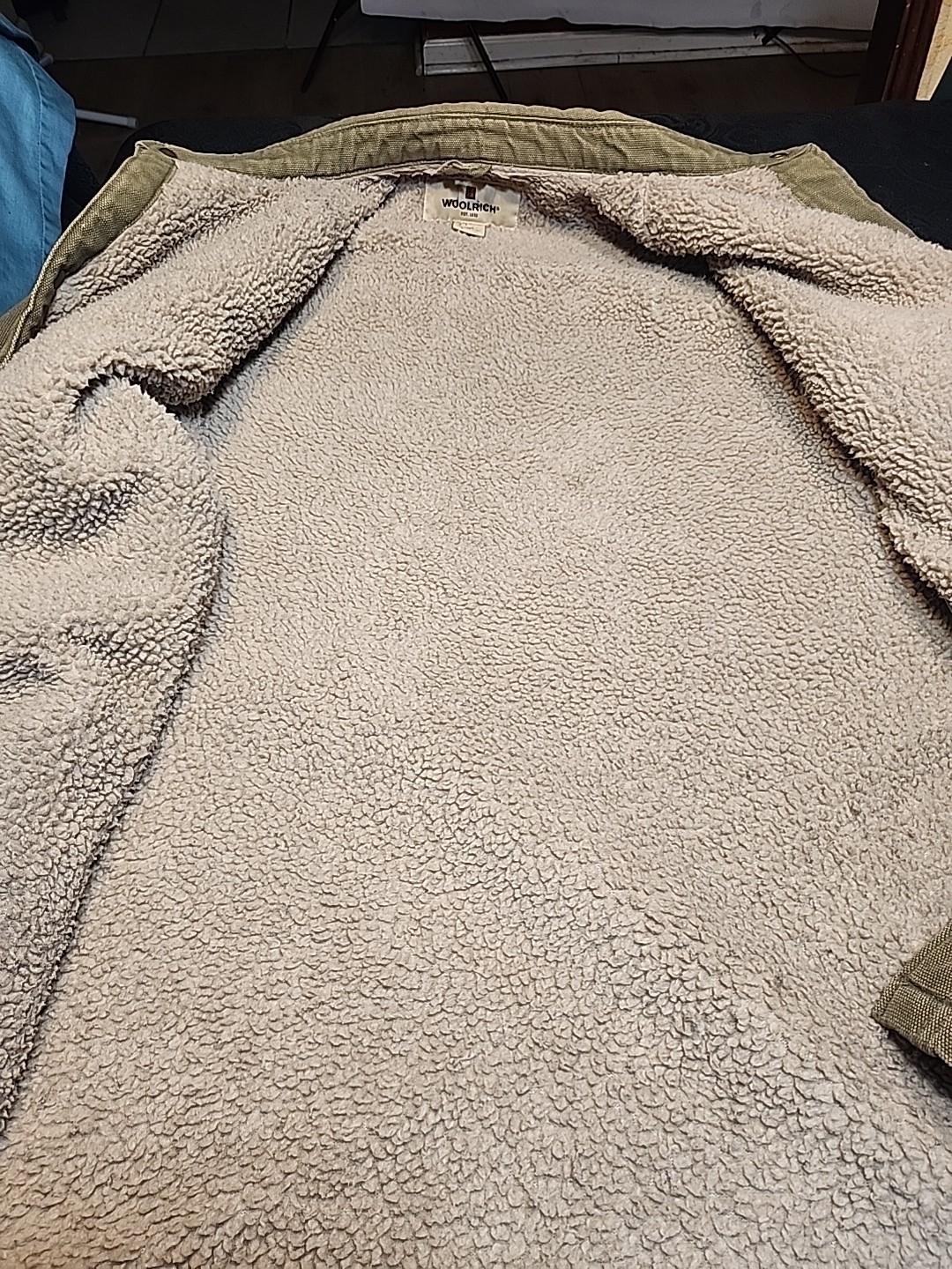 Woolrich Canvas Snap Button Jacket Coat Mens XL S… - image 3