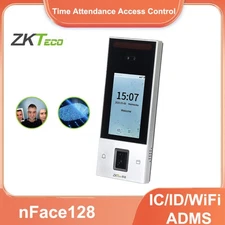 ZKTecon Face128 Time Fingerprint Facial Recognition Access Control Terminal
