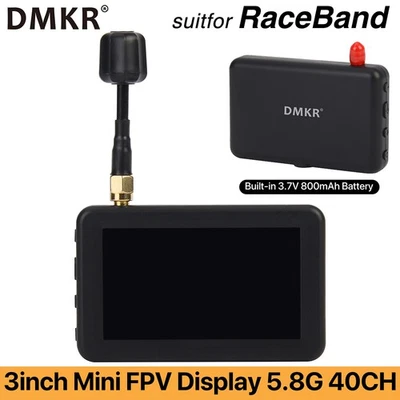 DMKR 3inch 5.8G 40CH Mini FPV Display Automatische Suche für RC FPV Drohne Teil