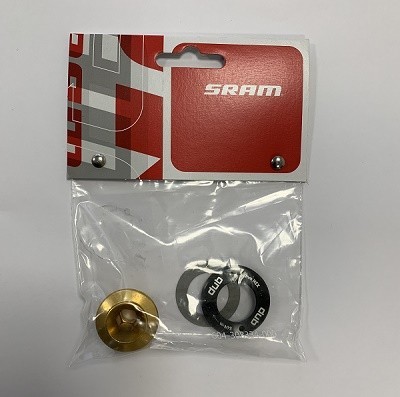 Bullone pedivella DUB MTB , in alluminio con estrattore incorporato , filetto M1