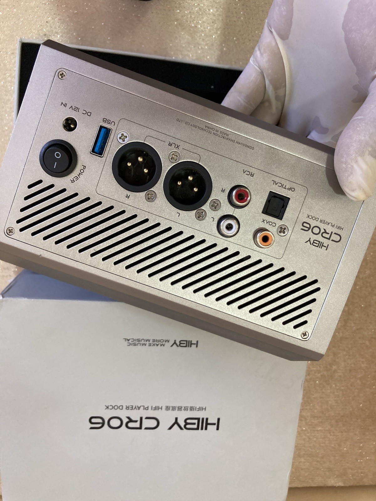 HiBy CR06 Audio Dock - Silver - Excellent Condition!