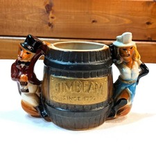 Vintage Mug Jim Beam Annual Convention Collectible Foxes and Barrel – 1980