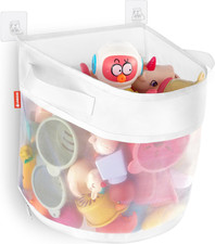 Bath Toy Organizer,4 Gallons Bathtub Toy Storage Organizer,Quick Access Bath Toy