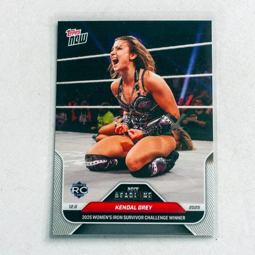 2025 Topps Now WWE Kendal Grey #136 card