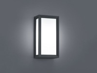 Led-AußEnwandleuchte / Wandlampe Timok, IP54, Anthrazit, Trio